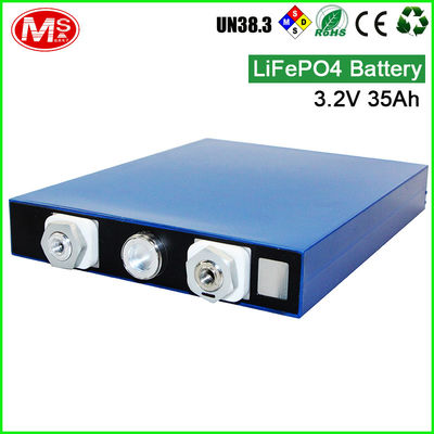 China Professional LiFePO4 Storage Battery Solar Prismatic Lithium Ion Battery Cell 3.2V 35Ah supplier