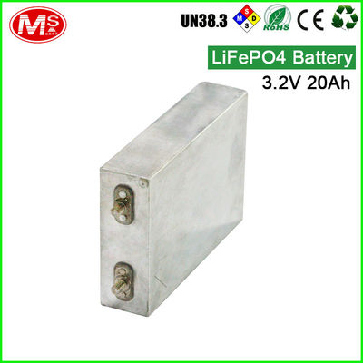 China 3.2v 20ah Grade A Prismatic Battery Cell / Lifepo4 Prismatic Battery High Capacity supplier