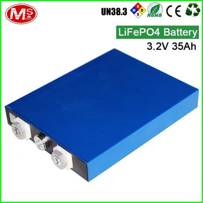China Long Cycle Life 3.2V 35Ah Lithium ion Storage Battery For Photovoltaic System / Solar / EV supplier