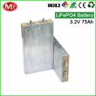 High Energy 3.2V 75Ah Rechargeable Lithium Ion Battery For Solar / Wind / UPS / RV