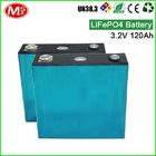 China LiFePO4 Prismatic Battery Cell / Rechargeable Solar Battery Pack 3.2V 120Ah company