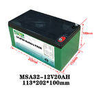 20Ah 12 Volt Lithium Battery Pack / Medical Equipment Batteries Large Capacity
