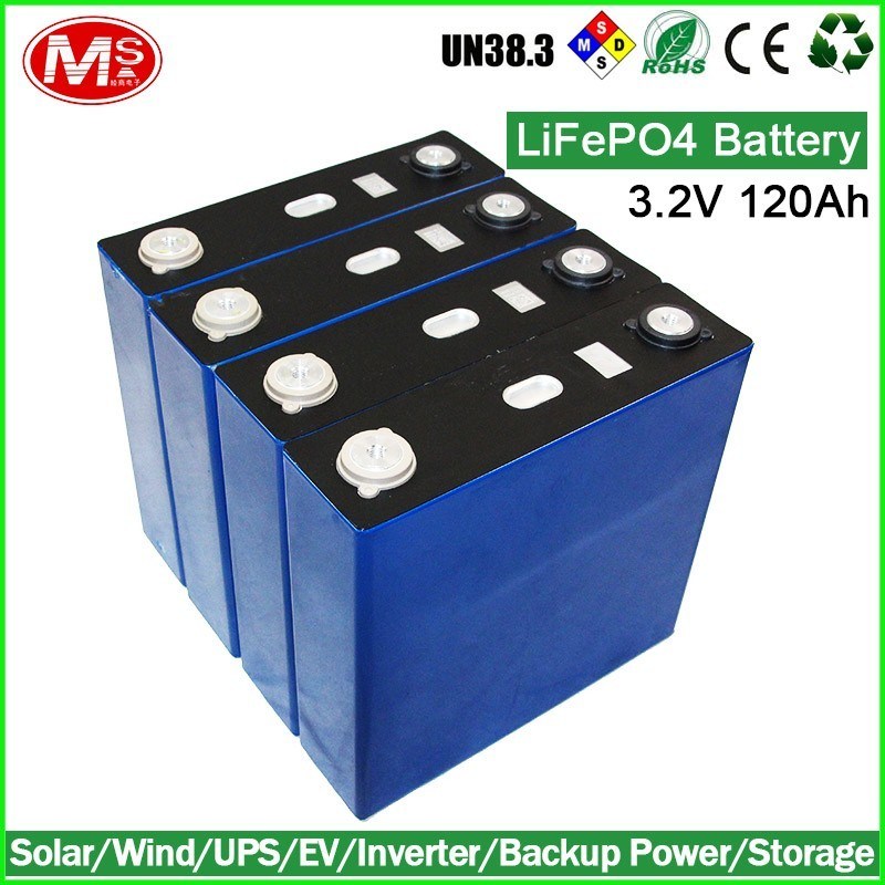 High power LiFePo4 3.2v 120ah battery cell