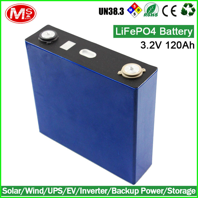 3.2 Volt 120Ah LiFePO4 Electric Car Battery Cells Replace Lead Acid
