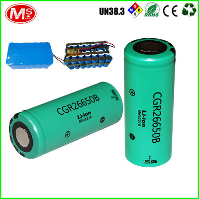 China 26Ah 12v Cylindrical Lithium Ion Battery For Electric 3 Wheelchair , EU Certificate factory