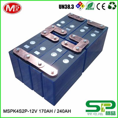 China Long cycle life lithium battery pack 12V 240Ah for electric vehicle or solar power system MSPK4S2P factory