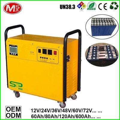 China Light Weight All In One Solar Inverter Rechargeable Lithium Battery For Solar / Wind factory