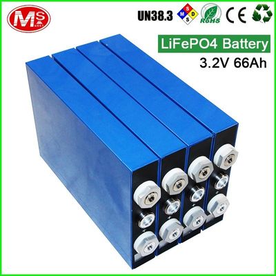 China Large Capacity LiFePo4 Battery Cells 3.2v 66ah E Bike Lifepo4 Battery Pack supplier