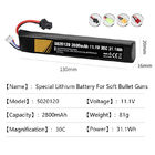 Fast Charging Toys Lithium RC Batteries Rechargeable Gifts 11.1V Quick Charging