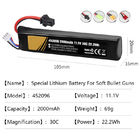 Escooter For LED Light LiFePO4 Lithium RC Batteries 19.9Wh Fast Charging