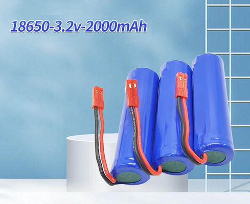DC Output Lfp Battery Pack ,  18650 Lithium Battery Pack   2000mAh
