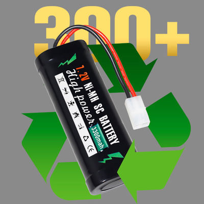 Quick Charging Solar Energy 7.2V Lithium RC Batteries Factory Directly 23.8Wh