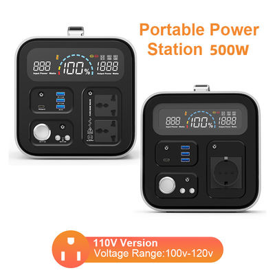 Universal 500W Portable Lithium Power Station Motorcycle Intelligent LiFePO4