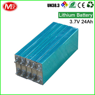 China Rechargeable Long Life Deep Cycle Battery , Prismatic 3.7 Volt Lithium Ion Battery factory