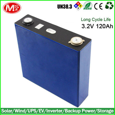 China Hi Power Lifepo4 Battery Cells , Flat Lifepo4 Deep Cycle Battery Rohs UL Approval factory