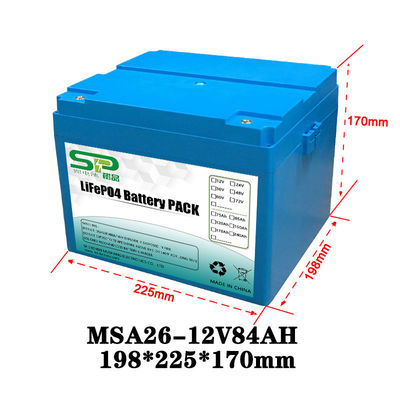 China Li Polymer LiFePO4 12 Volt Lithium Battery Pack for Home Solar Energy System factory