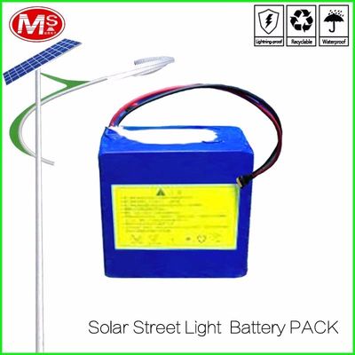 China Long Life Solar Lithium Battery Pack For Solar Lamp , LiFePO4 Battery Solar System factory