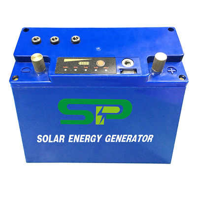 China Solar Battery Bank Lithium All In One Solar Inverter 5V USB 12V DC Output factory