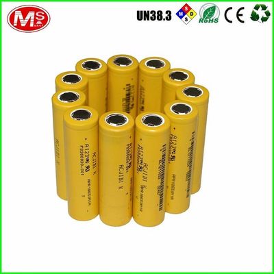 China 3.2V 1350mAh Lithium 18650 Battery Pack LiFePO4 Rechargeable 1500 Times Cycle Life factory